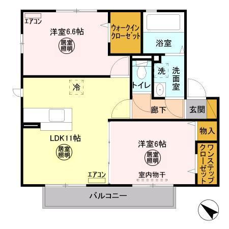 【間取り】 | フェザント B
