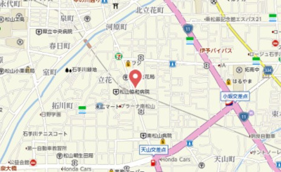 【地図】 | サニーハイツ（祇園町）