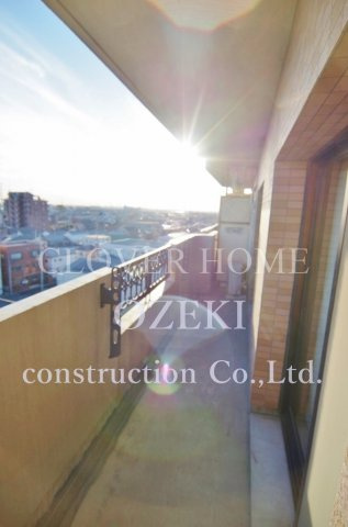 エマーレ北越谷のバルコニー