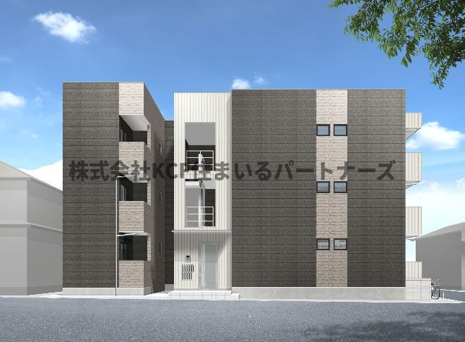 花畑プレミアの外観パース