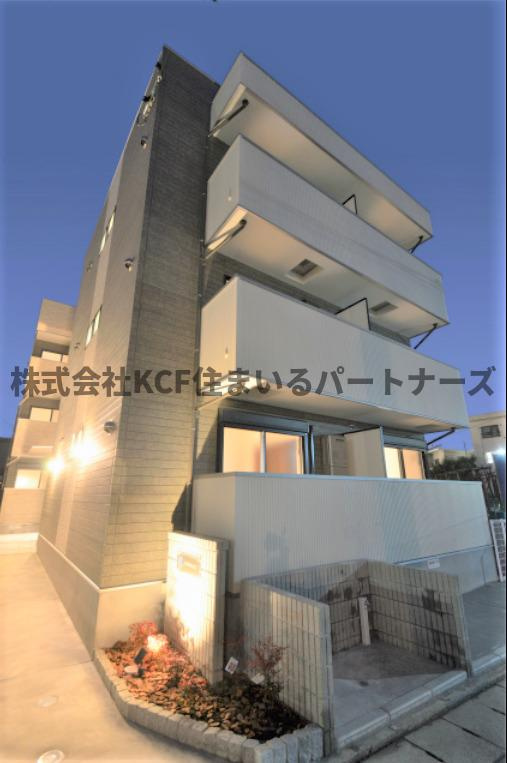 花畑プレミアの外観|おしゃれな外観です