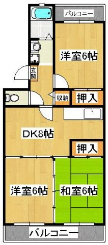 グレース西船橋の間取り