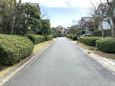 【前面道路含む現地写真】 | 三田市学園6丁目中古戸建 | 前面道路！！綺麗に管理れている素敵な住宅地となっております♪