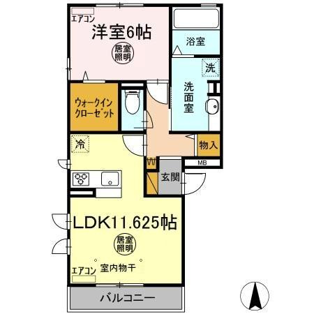 グレイスコートA棟の間取り