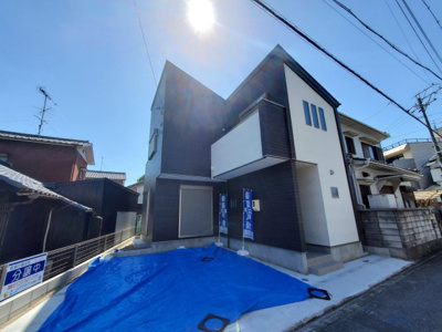 【外観】 | 南区粕畠町　1号棟★仲介手数料無料★（笠寺小学校・本城中学校） | 8/27撮影
南区の不動産売買の事ならマックスバリュで住まい相談エムワイホームにお任せください。