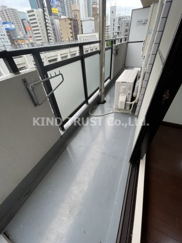 クレピス21のバルコニー|陽当たり良好なバルコニーです