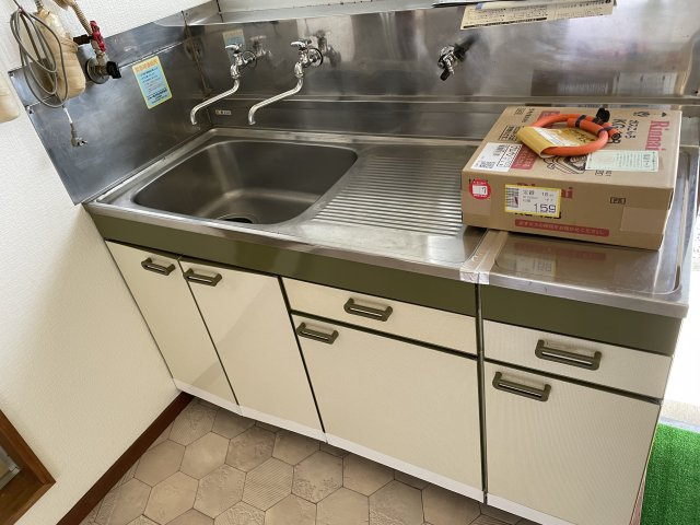 Bコーポのキッチン|コンロ設備追加