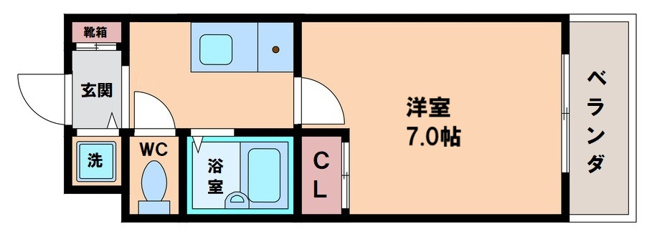 【間取り】 | ボナール遠里小野