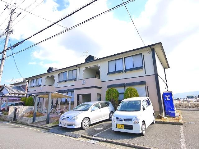 アビタシオン三宅Aの外観|おしゃれな外観です