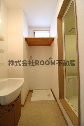 Cat　boxの洗面所|スペースが確保できる洗面所です