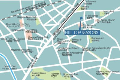 【地図】 | ヒルトップシーズンズ