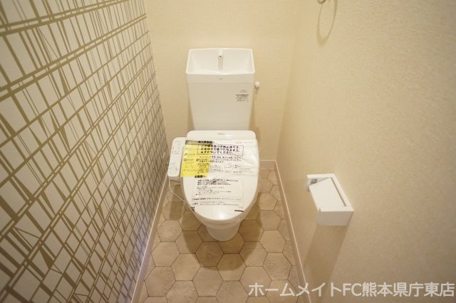 熊本市東区沼山津２丁目のアパートのトイレ