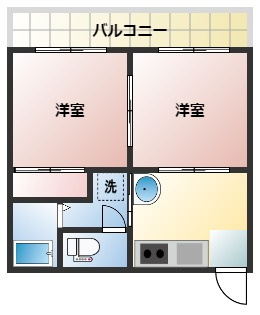 メゾンマツノBの間取り