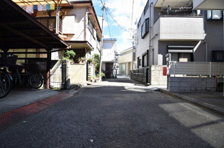 【前面道路含む現地写真】 | 南側4.0ｍ私道　車の往来はほとんど御座いません。