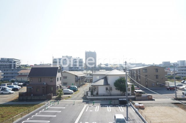 熊本市東区下南部３丁目のアパートの展望