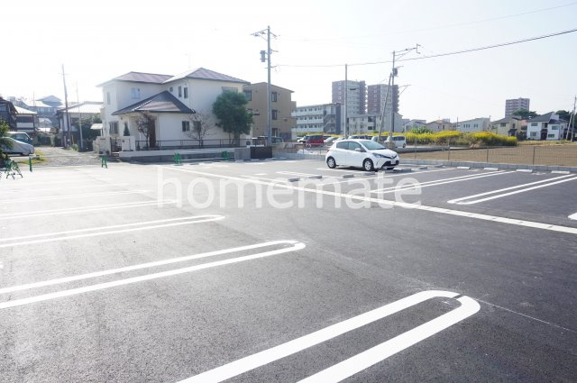 熊本市東区下南部３丁目のアパートの駐車場