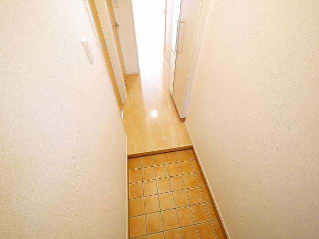 メゾンド・ボヌールの玄関|土間が広いのでゆとりがあります