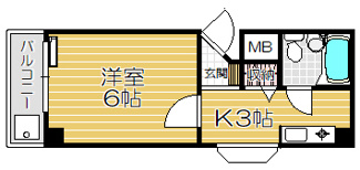 【間取り】 | サンロード武庫之荘Ⅱ