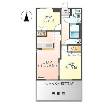シャロームの間取り|間取図
