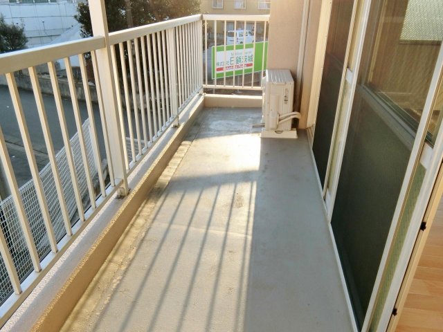 ベルハイツのバルコニー
