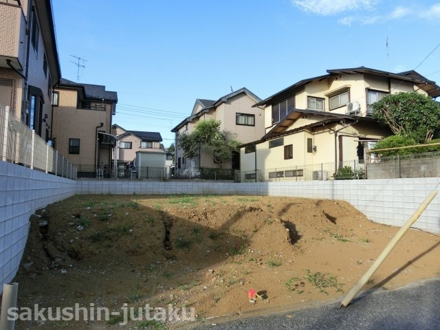 宮野木台４丁目　売地の外観|宮野木台４丁目　売地　建築条件無し　約５９坪の整形地　第一種低層住居専用地域　建ぺい率60％容積率150%　南側４．４ｍ公道面　