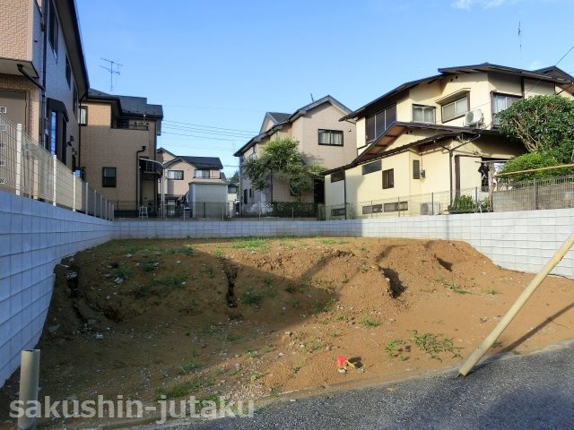 宮野木台４丁目　売地の外観|宮野木台４丁目　売地　建築条件無し　約５９坪の整形地　第一種低層住居専用地域　建ぺい率60％容積率150%　南側４．４ｍ公道面　