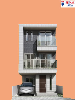 【外観】 | 自由設計の新築戸建。
間取り、設備等ご自由に選んでいただけます♪
(建物プラン例)
