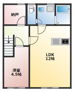 【間取り】 | リバーサイド有浦