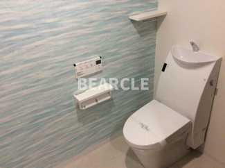 【トイレ】 | ビューハイツ京都山科 | 落ち着いた色調のトイレです