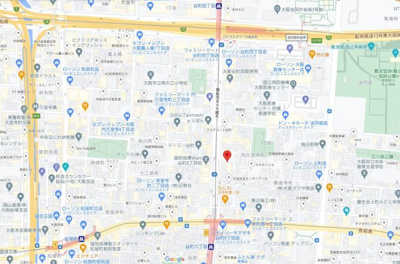 【地図】 | La Douceur谷町旧ミラージュパレス谷町ブライト