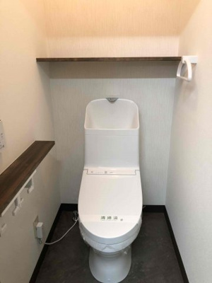 【トイレ】 | コーポ日浅5 | 清潔感のあるトイレです