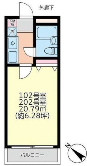 【間取り】 | ドミールYAGI