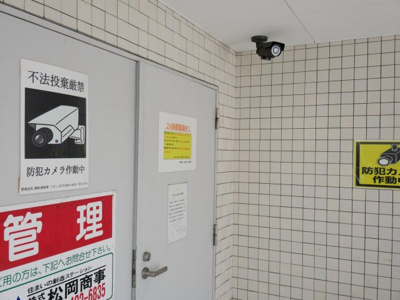 【セキュリティ】 | フラッティ円町北 | 防犯カメラあり