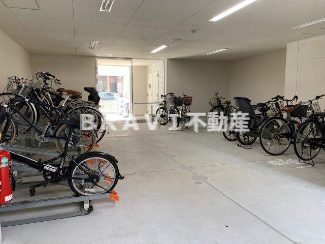 ルボワ天満橋　BRAVI不動産のその他共用部分|【ルボワ天満橋】駐輪場