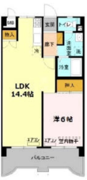 ティーワイパレスの間取り