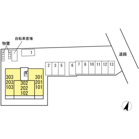 PLATINE（プラティーヌ）の区画図