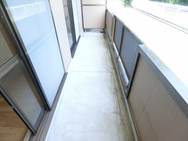 ソレアードⅡのバルコニー