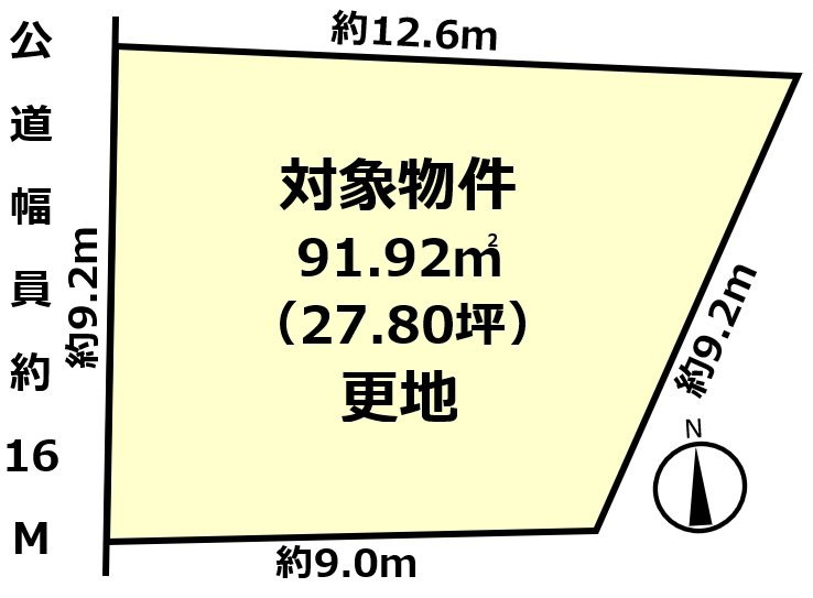 岡崎市鴨田町字山ノ圦　土地の画像