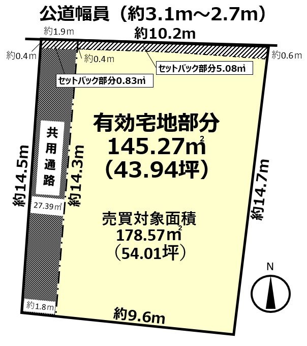 豊橋市山田町字郷　土地の画像