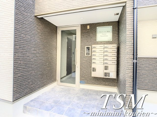 プレジール萱島のエントランス|オートロックあり