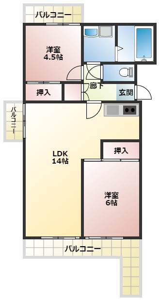 ステージ金池の間取り