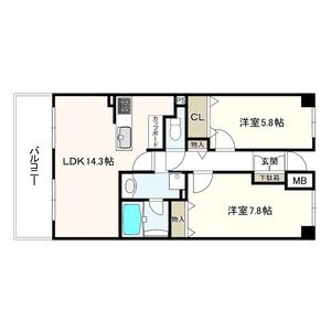 プラスワン芦屋の間取り