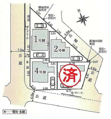 【外観】 | 府中市住吉町3丁目新築戸建 | 1号棟。他の区画もございます。