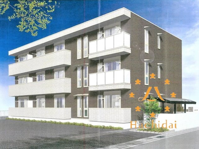 フローラルコートの外観パース|ペット可の新築物件！