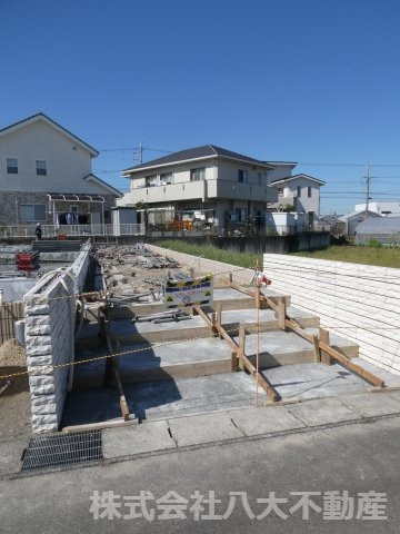 フローラルコートの外観|基礎工事中。※2021年10月14日撮影