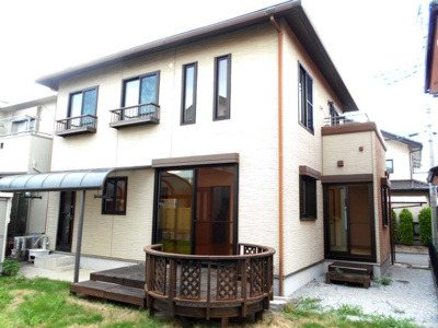 【外観】 | 中古戸建　白岡市　高岩　全１棟１号棟　６４坪 | ・新白岡駅徒歩8分・駐車場2台・南東向き・４SLDKとルーフバルコニー・白岡東小・篠津中・