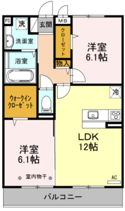 フレシールの間取り