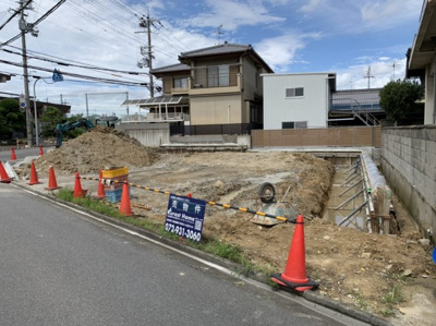 【前面道路含む現地写真】 | 羽曳野市野新築戸建て（2区画）