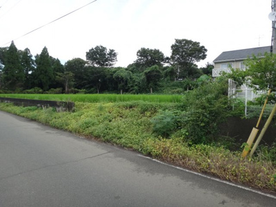 【外観】 | 大津町室土地 | 南側外観、東側より南面道路含む写真です
