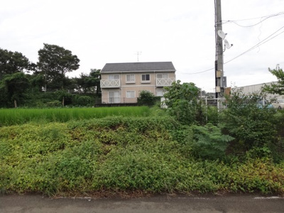 【外観】 | 大津町室土地 | 東側外観、南側より南面道路含む写真です